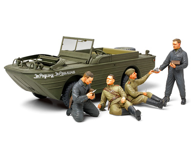 [89771] 1/35 Amphibious Vehicle w/Soviet Soldiers